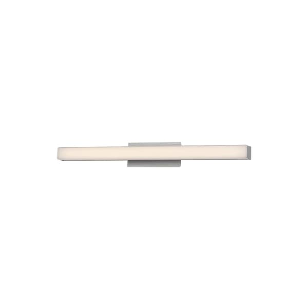Dweled Brink 24" LED Bathroom Vanity or Wall Light 3-CCT 2700K-3000K-3500K Set to 3500K Brushed Aluminum WS-776 - main